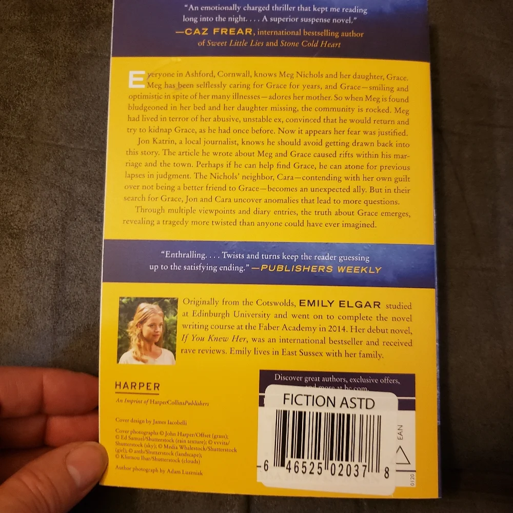 Grace is Gone by Emily Elgar‎ Paperback